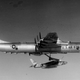 In an effort to provide fighter protection on long missions, this RB-36 was modified to carry a Republic RF-84K Thunderflash as part of the FICON project